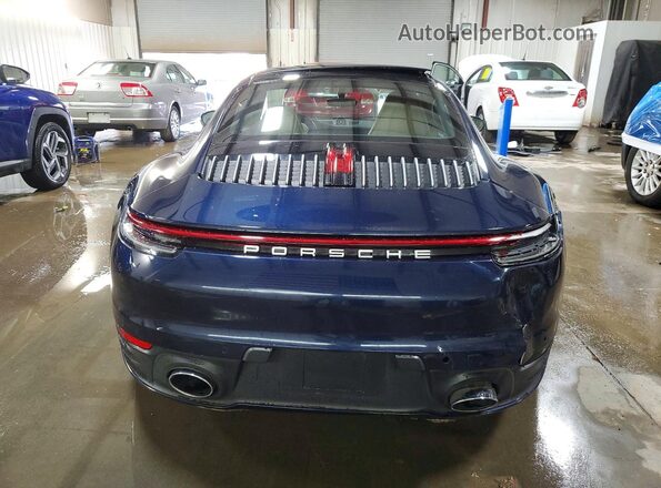 WP0AB2A9XLS227860 2020 PORSCHE 911 Blue Widok z tyłu