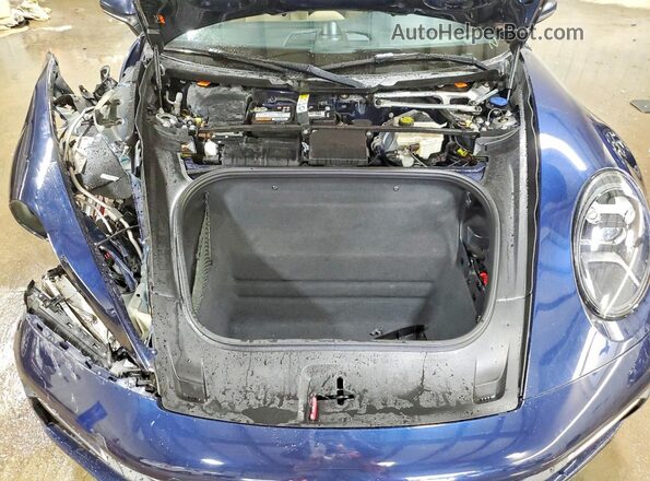 WP0AB2A9XLS227860 2020 PORSCHE 911 Blue Widok wnętrza z tyłu