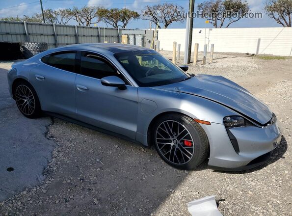 WP0AB2Y11LSA51073 2020 PORSCHE TAYCAN Silver Przód prawy
