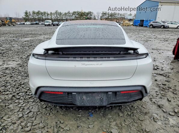 WP0AB2Y12MSA41640 2021 PORSCHE TAYCAN White Widok z tyłu