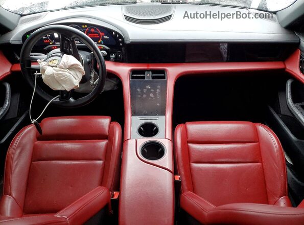 WP0AB2Y12MSA41640 2021 PORSCHE TAYCAN White Widok deski rozdzielczej