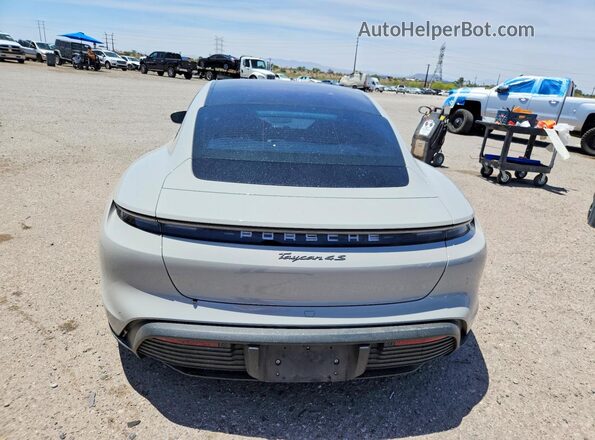 WP0AB2Y12NSA44460 2022 PORSCHE TAYCAN Gray Widok z tyłu