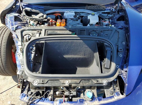 WP0AB2Y16NSA44459 2022 PORSCHE TAYCAN Blue უკანა სალონის ხედი