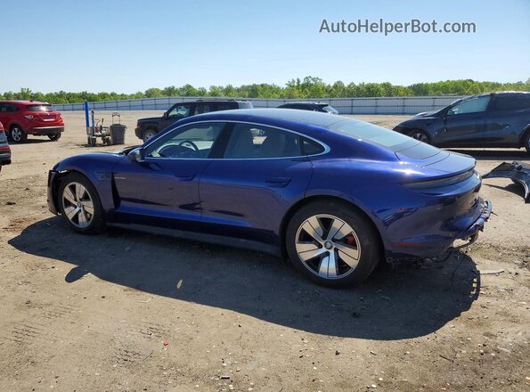 WP0AB2Y16NSA44459 2022 PORSCHE TAYCAN Blue უკანა მარცხენა