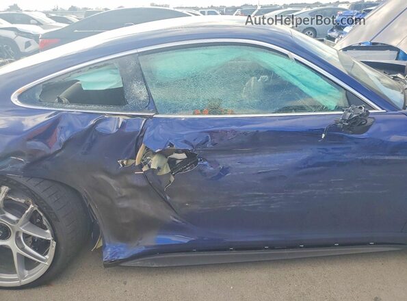 WP0AC2A96SS274217 2025 PORSCHE 911 Blue Widok tylnych siedzeń