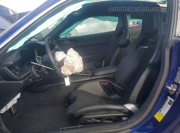 WP0AC2A96SS274217 2025 PORSCHE 911 Blue Widok wnętrza z przodu