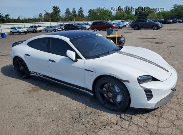 WP0AD2Y18PSA47294 2023 PORSCHE TAYCAN Белый Передняя правая четверть