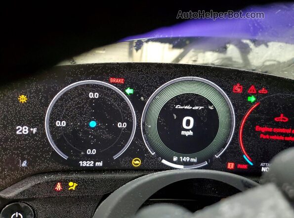 WP0AE2Y13SSA58029 2025 PORSCHE TAYCAN Purple Widok zestawu wskaźników
