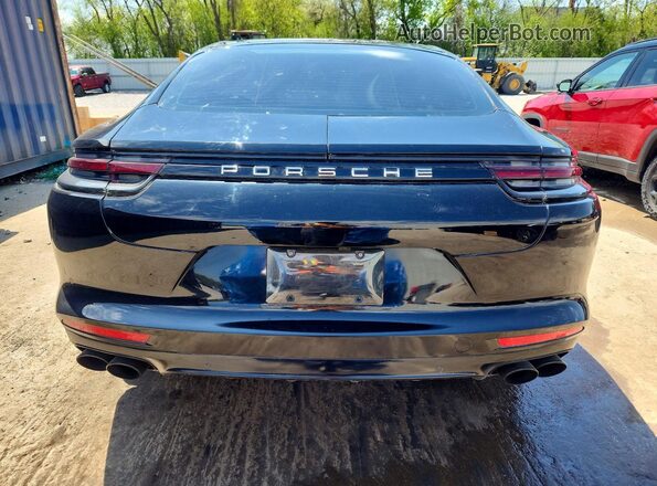 WP0AF2A71JL140049 2018 PORSCHE PANAMERA Black Widok z tyłu