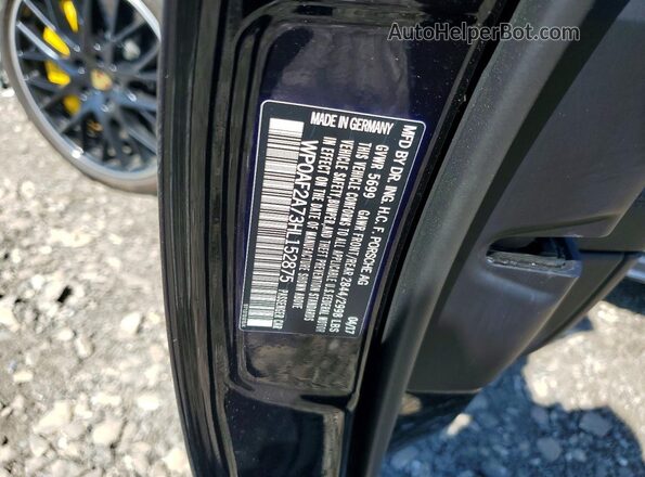 WP0AF2A73HL152875 2017 PORSCHE PANAMERA Синий Вид подкапотного пространства
