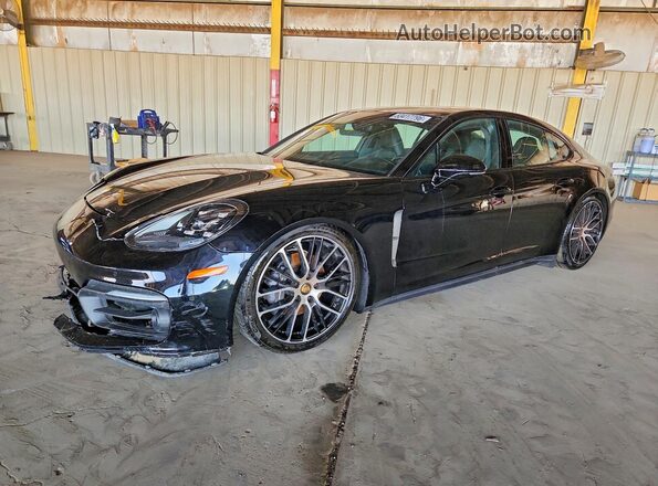 WP0AJ2A71PL103431 2023 PORSCHE PANAMERA Черный Передняя левая четверть