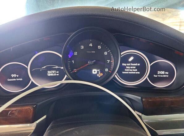WP0AJ2A71PL103431 2023 PORSCHE PANAMERA Черный Вид щитка приборов