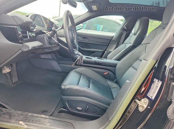 WP0BA2Y14PSA60167 2023 PORSCHE TAYCAN Черный Вид салона спереди