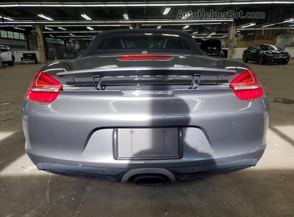 WP0CA2A85GS120515 2016 PORSCHE BOXSTER Серый Вид сзади