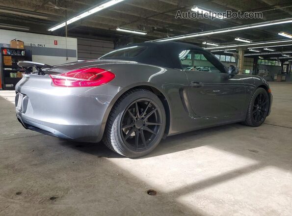 WP0CA2A85GS120515 2016 PORSCHE BOXSTER Серый Задняя правая четверть