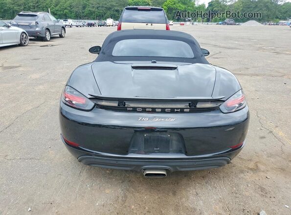 WP0CA2A85HS220583 2017 PORSCHE BOXSTER Black Widok z tyłu