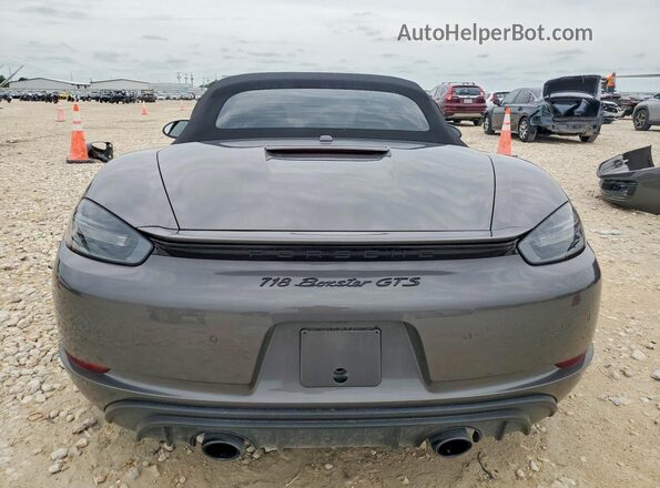 WP0CD2A88MS232132 2021 PORSCHE BOXSTER Gray უკანა ხედი