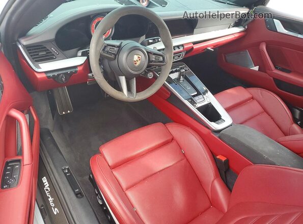 WP0CD2A98PS263572 2023 PORSCHE 911 White Widok deski rozdzielczej