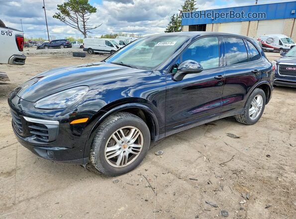WP1AA2A20HKA83554 2017 PORSCHE CAYENNE Black Vista tres cuartos delantera izquierda