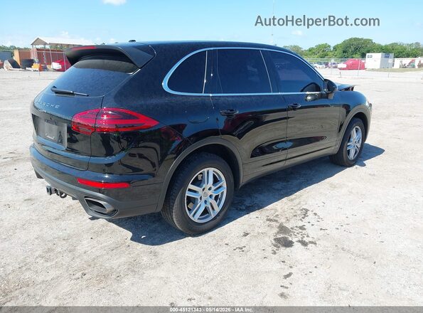 WP1AA2A23GLA02765 2016 PORSCHE CAYENNE Черный Задняя правая четверть