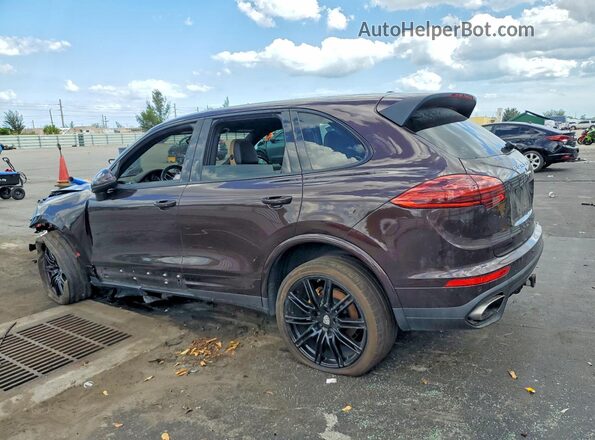 WP1AA2A2XHKA91838 2017 PORSCHE CAYENNE Бордовый Задняя левая четверть