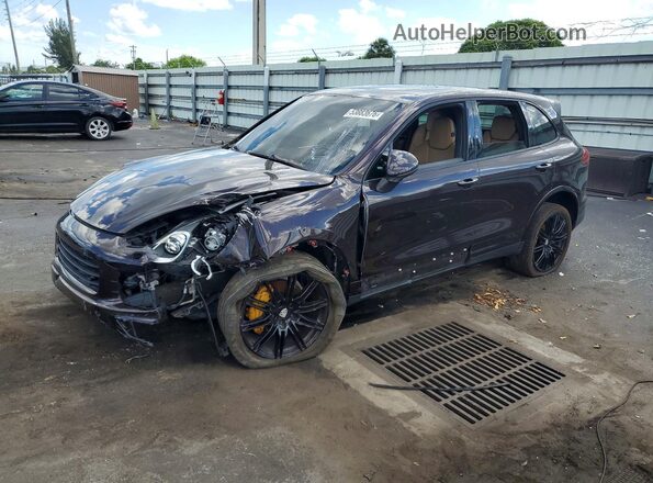 WP1AA2A2XHKA91838 2017 PORSCHE CAYENNE Бордовый Передняя левая четверть