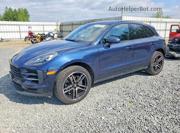 WP1AA2A50LLB05856 2020 PORSCHE MACAN Blue Przód lewy