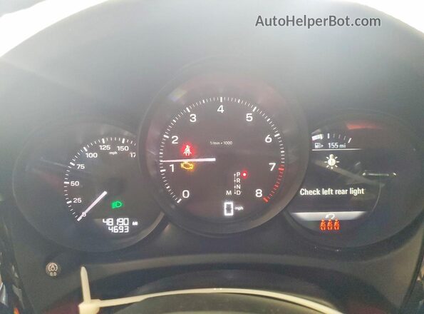 WP1AA2A51NLB09787 2022 PORSCHE MACAN Gray Vista del cuadro de instrumentos