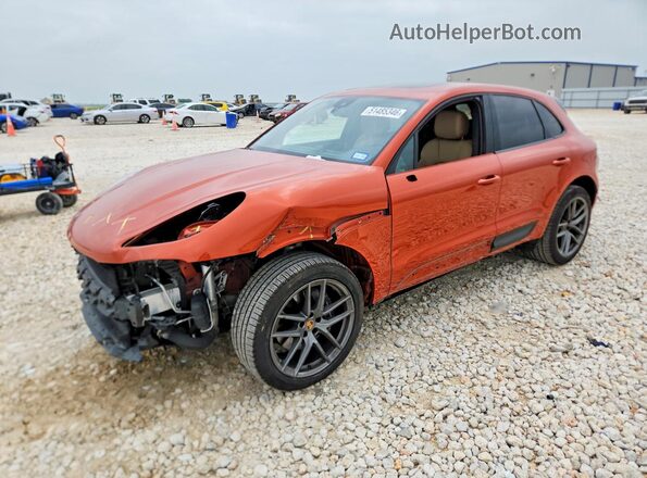 WP1AA2A52NLB07644 2022 PORSCHE MACAN Оранжевый Передняя левая четверть