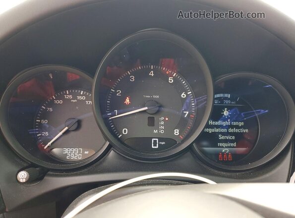 WP1AA2A52PLB12099 2023 PORSCHE MACAN Orange Вид щитка приладів