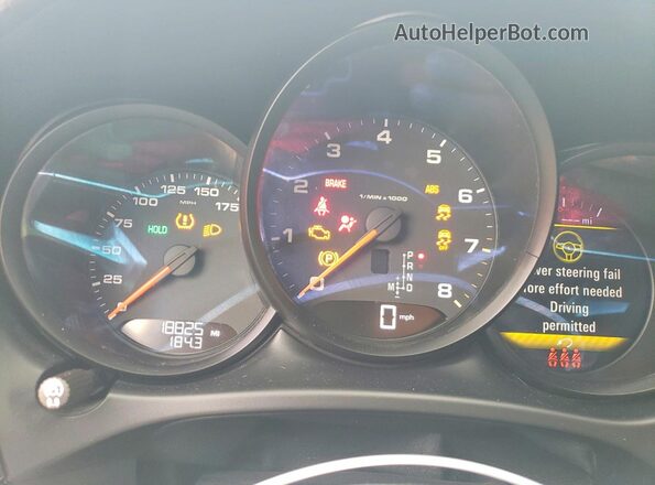 WP1AA2A53MLB04301 2021 PORSCHE MACAN Черный Вид щитка приборов