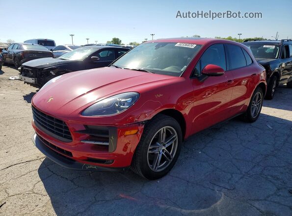 WP1AA2A54LLB04161 2020 PORSCHE MACAN Red Передня ліва чверть