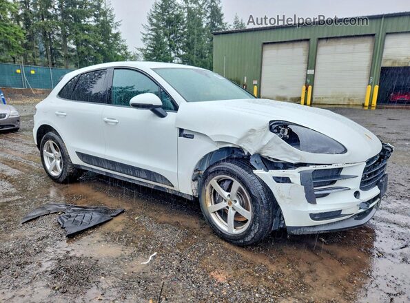 WP1AA2A54MLB14335 2021 PORSCHE MACAN Белый Передняя правая четверть