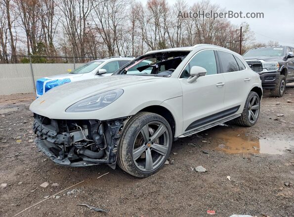 WP1AA2A54NLB12246 2022 PORSCHE MACAN Cream Vista tres cuartos delantera izquierda
