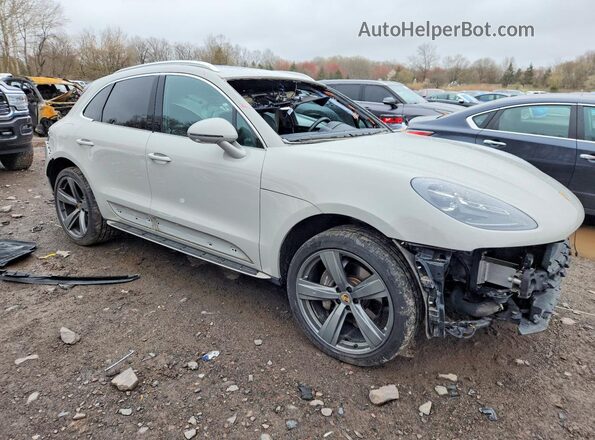 WP1AA2A54NLB12246 2022 PORSCHE MACAN Cream Delantero derecho
