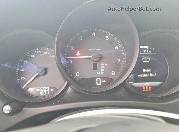 WP1AA2A54PLB20656 2023 PORSCHE MACAN Black Widok zestawu wskaźników