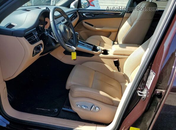 WP1AA2A54SLB05258 2025 PORSCHE MACAN Бордовый Вид салона спереди