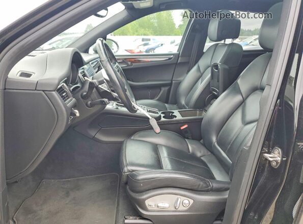WP1AA2A5XHLB02440 2017 PORSCHE MACAN Серый Вид салона спереди