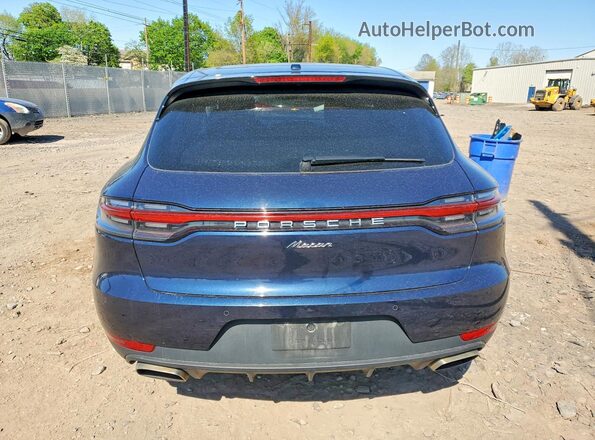 WP1AA2A5XLLB06643 2020 PORSCHE MACAN Blue Widok z tyłu