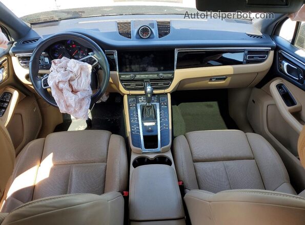 WP1AA2A5XLLB06643 2020 PORSCHE MACAN Blue Widok deski rozdzielczej