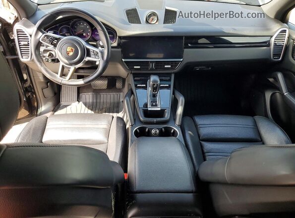 WP1AA2AY0KDA03606 2019 PORSCHE CAYENNE Черный Вид панели приборов