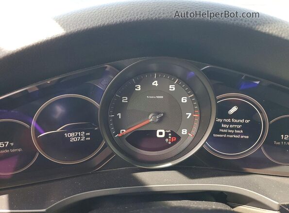 WP1AA2AY0KDA03606 2019 PORSCHE CAYENNE Черный Вид щитка приборов