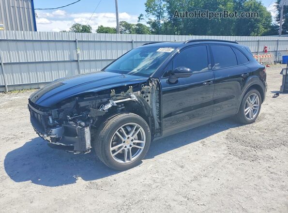 WP1AA2AY0KDA10636 2019 PORSCHE CAYENNE Черный Передняя левая четверть