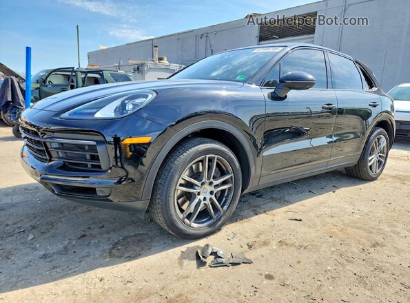 WP1AA2AY0NDA02461 2022 PORSCHE CAYENNE Черный Передняя левая четверть