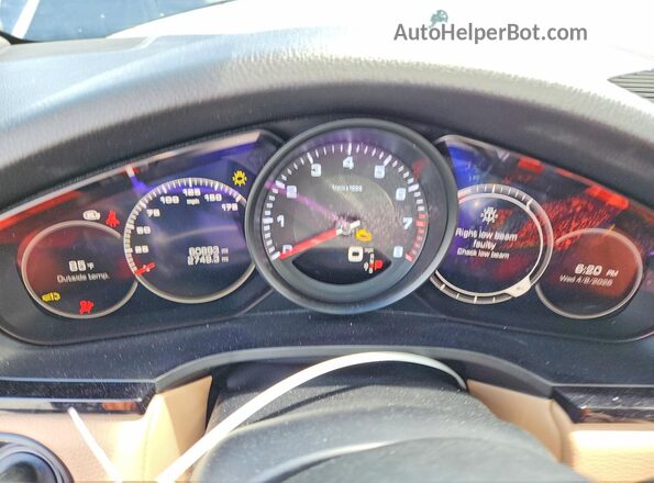 WP1AA2AY2LDA01809 2020 PORSCHE CAYENNE Black Widok zestawu wskaźników