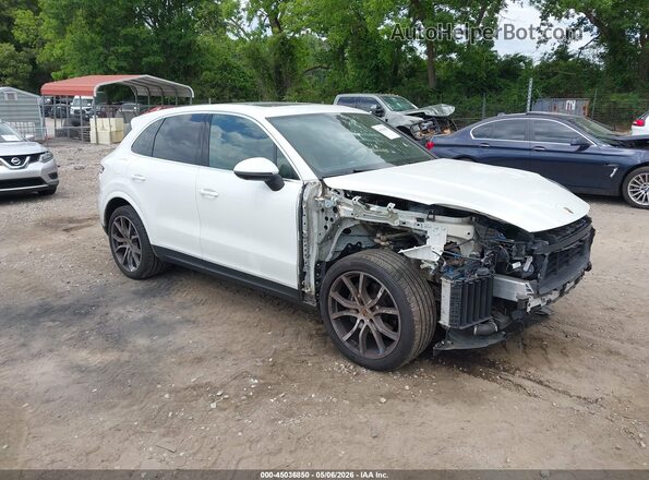 WP1AA2AY2LDA08484 2020 PORSCHE CAYENNE Белый Передняя правая четверть
