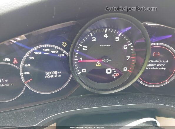 WP1AA2AY2LDA08484 2020 PORSCHE CAYENNE Белый Вид задних сидений