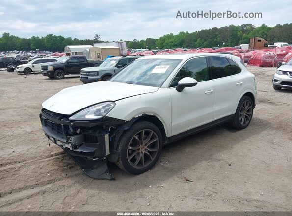 WP1AA2AY2LDA08484 2020 PORSCHE CAYENNE Белый Передняя левая четверть