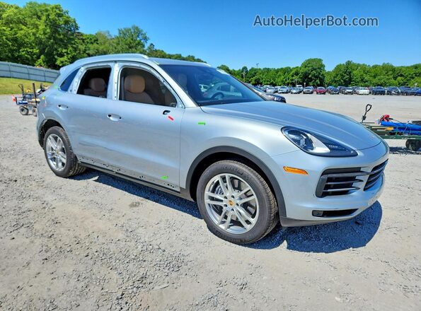 WP1AA2AY2MDA00869 2021 PORSCHE CAYENNE Серебряный Передняя правая четверть