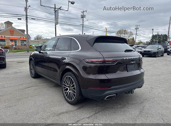 WP1AA2AY2MDA03187 2021 PORSCHE CAYENNE Коричневый Задняя левая четверть